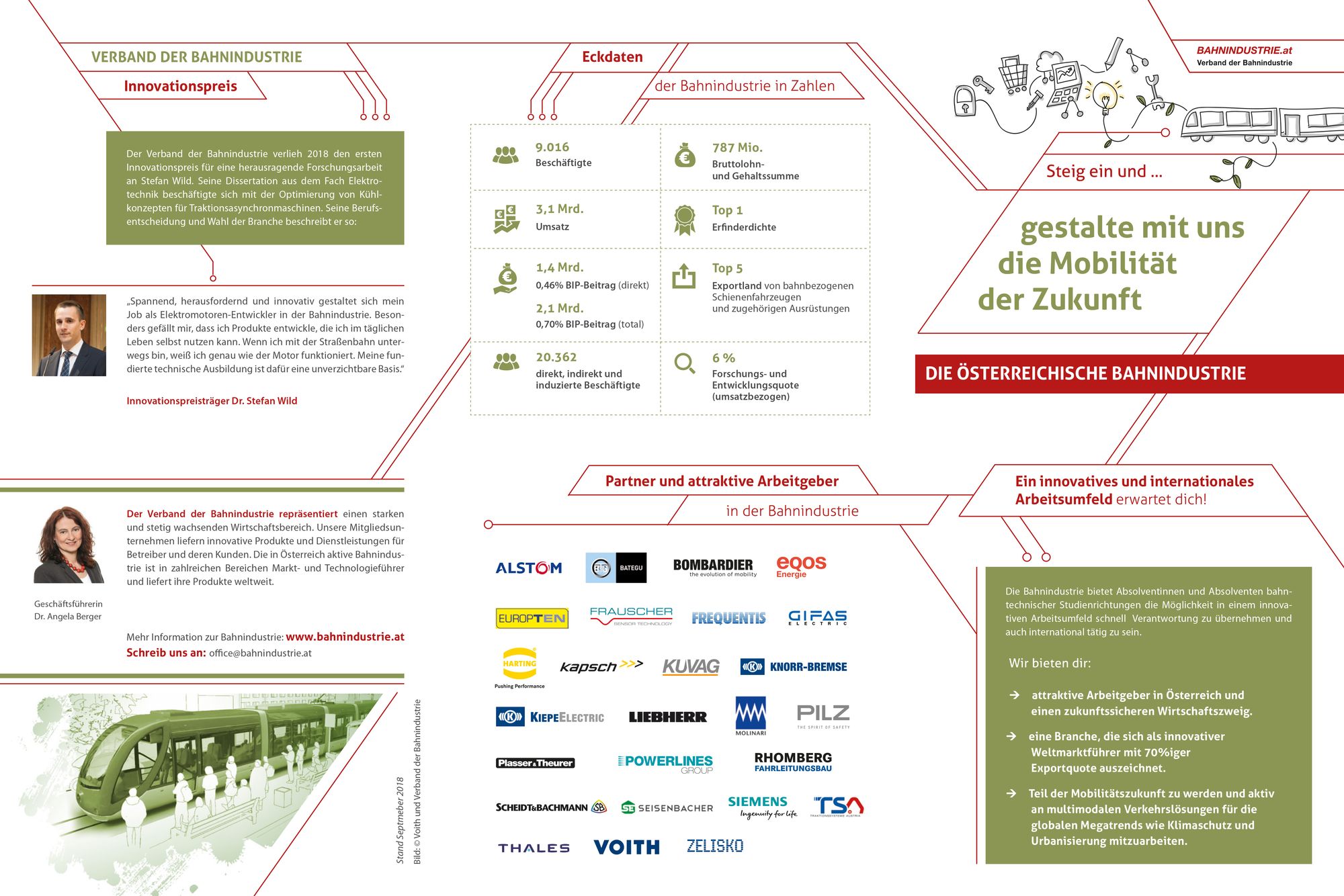 Nähere Informationen zur Bahnindustrie in Österreich