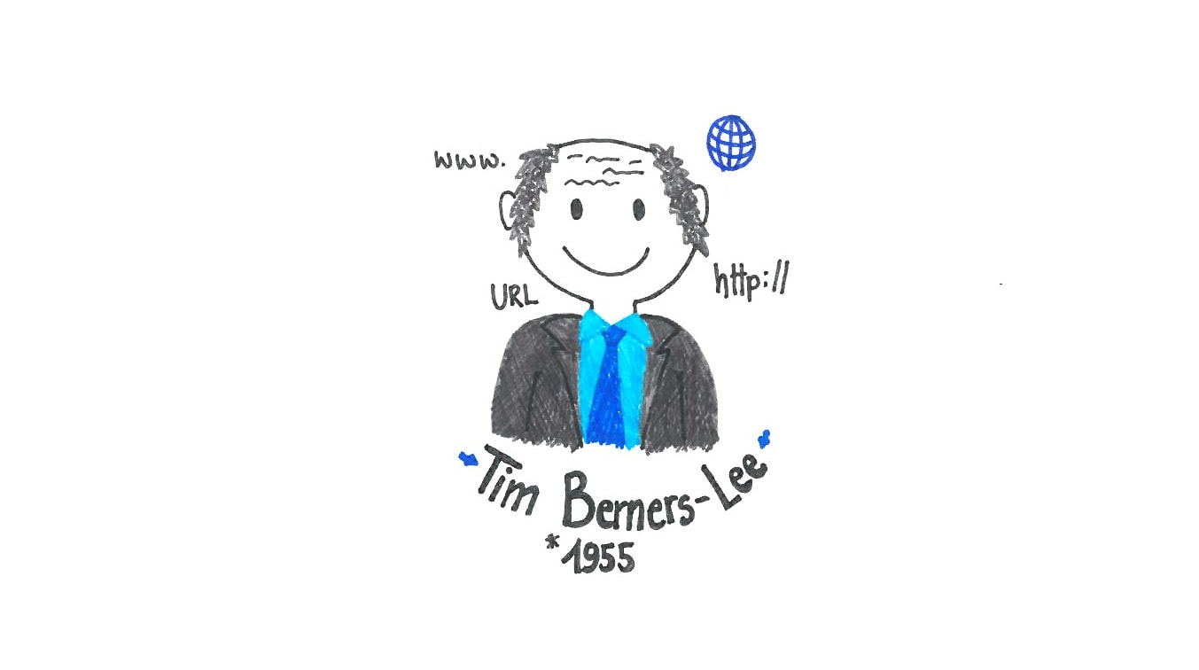 Illustration von Tim Berners-Lee