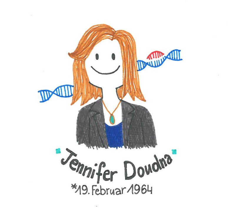 Illustration von Jennifer Doudna