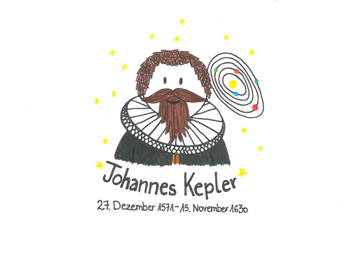 Illustration von Johannes Kepler