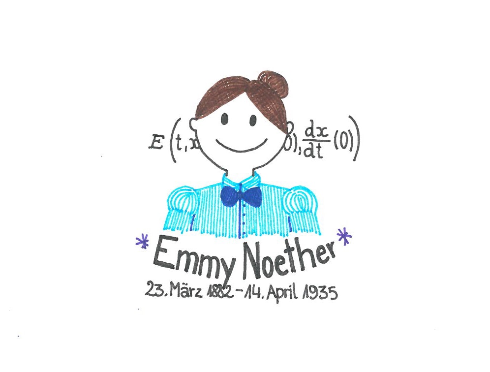 Illustration von Emmy Noether