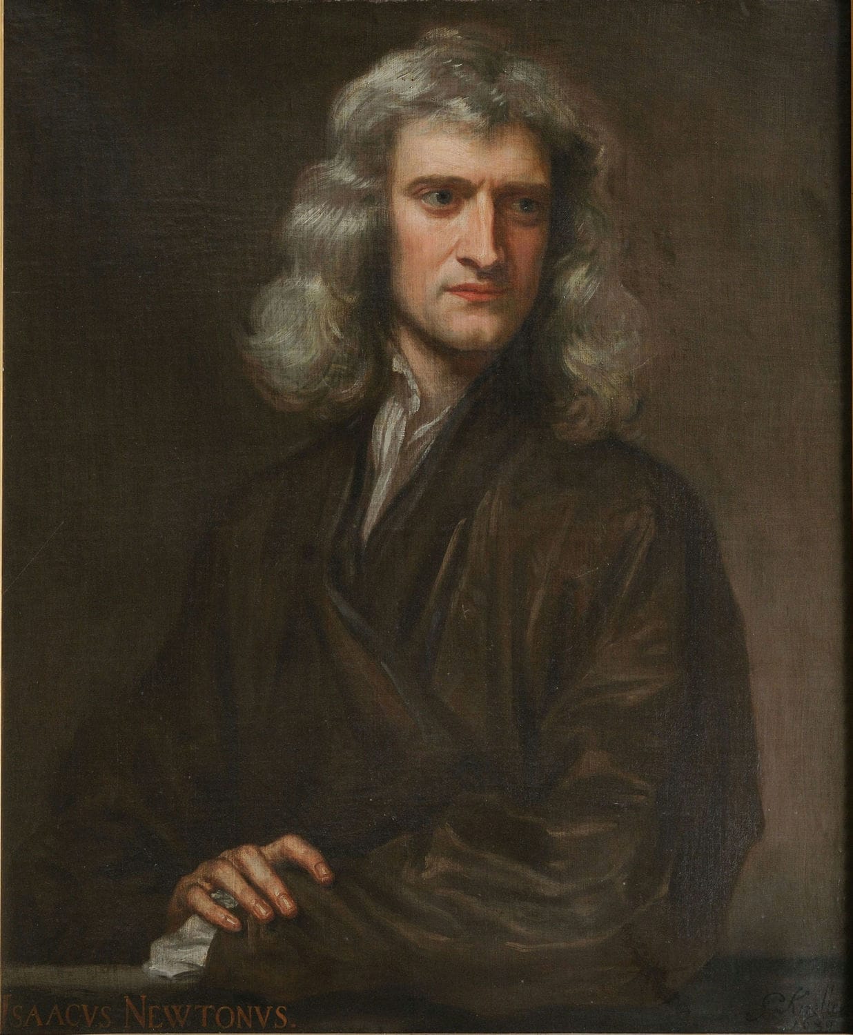 Porträt von Sir Isaac Newton