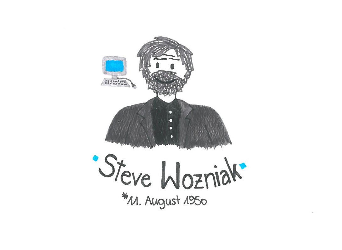 Illustration von Steve Wozniak