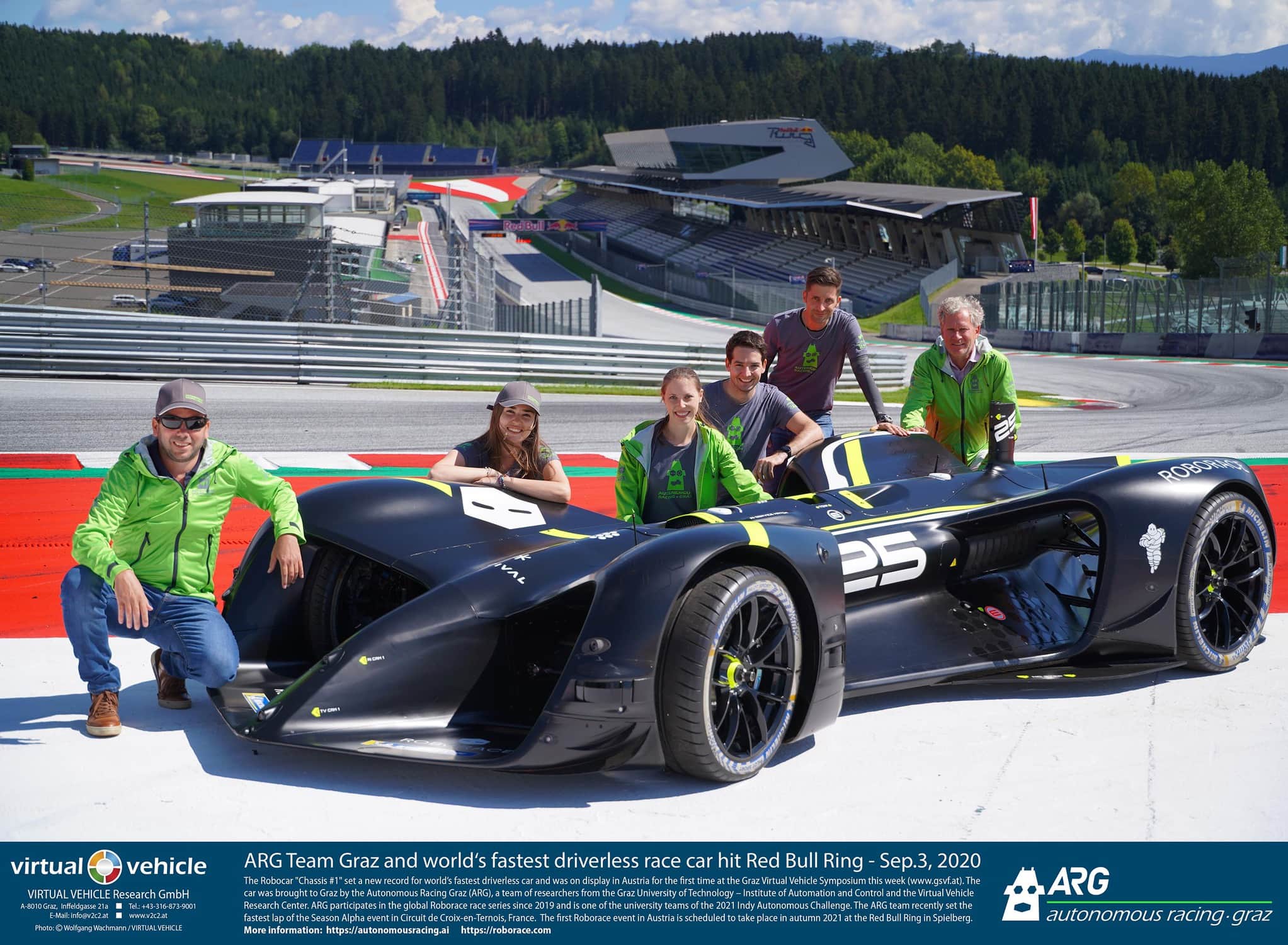 ARG Autonomous Racing Graz am Red Bull Ring zum ROBO RACE